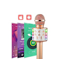 Miniatyrbillede 3 af 4: Ws-858l Trådløs Bluetooth Karaoke Mikrofon Børn 4 I 1 Håndholdt
