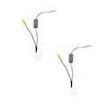 Miniatyrbilde 1 av 5: 2 stk 24-pins bilkamera adapterkontaktkabel, reverskamera til GPS-hodeenhet for Kluger
