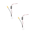 Miniatyrbillede 1 af 5: 2 stk 24-pins Bilkamera Adapter Stikledning Bakkamera Til GPS Hovedenhed Kabel Til Kluger