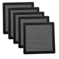 Miniatyrbillede 1 af 5: Fan Støvfilter Mesh Magnetisk Ramme Pvc Pc Computer Kabinet Fan Støv Mesh Dæk Griller Sort -zmd(størrelse:120*120mm 5pak)