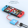 Miniatyrbillede 3 af 5: Bærbar Switch Dock Type C til Konverteringskabel