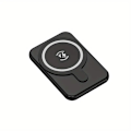 Miniatyrbillede 1 af 5: Ultra-tynd magnetisk trådløs oplader 5000 mAh mini hurtigopladning bærbar powerbank