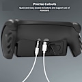 Miniatyrbild 5 av 5: Heltäckande skyddande fodral kompatibelt med Playstation Portal Remote Player, mjukt Tpu halkfritt fodral med stativ för Ps Portal
