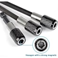 Miniatyrbild 5 av 5: 4-pack Elektrisk Sladdlös Borrbitsskruvmejselbit 105 Grader 1/4 Tum Stark Magnetisk Borrchuck Hexagonstavsförlängning med 60mm/100mm/150mm
