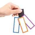 Miniatyrbilde 5 av 5: PIAO 40 Magnetiske Tørrmarkertetiketter 3 x 1,2 Tommer Navneskilt Etiketter Skrivebare Fleksible Magnet Navnelapper Klistremerker og Klistremerker for Whiteboards