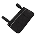 Miniatyrbillede 4 af 5: Vandafvisende Polyester Rullestol Taske med Flere Lommer Design Side Opbevaring til Udendørs Mobilitetsstol Sort