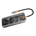 Pikkukuva 1 / 5: 10-in-1 USB-C-hubiadapteri, USB-C-kannettavan telakointiasema kahdelle näytölle, USB 3.0 ja 2.0 portit, 100 W PD