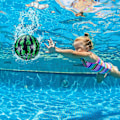 Miniatyrbillede 2 af 5: 2 stk. undervandsbolde til svømmebassiner, dykkerlegetøj til pool med vandpåfyldningsadapter, til vandpoolspil