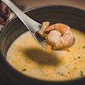 Miniatyrbillede 4 af 5: Robust Suppe Skeer, Premium Rustfrit Stål Suppe Skeer, Serveringsskeer, Sæt af 6
