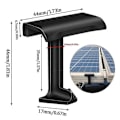 Miniatyrbild 2 av 5: Solpanel Vattenavledningsklämmor Slamavlägsningsklämma Paket med 20 Modulrengöringsklämmor för Vattenavledning 35 mm