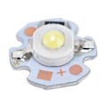Miniatyrbillede 5 af 5: 40 stk LED Chip Pære 1W 24V 16mm/0.6in Aluminium Base Lavt Strømforbrug Lampeperler til Lommelygter Forlygter Hvidt Lys