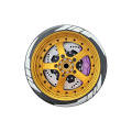 Miniatyrbilde 1 av 5: Metallisk RC Fjernkontroll Sender Ratthjul Håndhjul For Nb4 Mt4 Futaba 3pv 7px X9, B