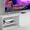 Pikkukuva 4 / 4: Ps5 Slim -vaakasuuntainen teline, Ps5 Slim -konsolin alustateline, alustatelineen lisävarusteet yhteensopivat Playstation 5 Disc- ja Digital Edition -versioiden kanssa