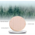 Pikkukuva 2 / 5: 100 kpl Puupalaset, Tyhjiä Puupyöriä Pyöreitä Puukäsitöitä 4cm DIY-Käsityöprojektin Koristeluun Käsintehtyihin Tarvikkeisiin