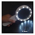 Miniatyrbillede 2 af 5: Ekstra Stor Håndholdt Kraftig Lup med 13 LED'er og UV-lampe, 30x Bedste Ekstra Store Belyste Lup til Læsning, Eksamen, Hobby, Makuladegeneration