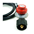 Miniatyrbillede 5 af 5: 4 Fods Højtryksreguleringsventil med Justerbar Tryk 0-20 PSI med -1 Type Slange - Fungerer med Propantanke