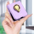 Miniatyrbillede 5 af 5: Z Flip 5 Etui med Ringholder Kickstand, Ultra Slim Pc Etui Til Samsung Galaxy Z Flip 5 Med Bagsideskærm Beskytter