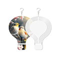 Miniatyrbillede 2 af 5: 4 stk. 8 tommer Sublimeringsvindmølle Blanke Sublimeringsblanker Varmtluftballon Form Ornament Til Ya