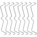 Miniatyrbillede 2 af 2: 100 stk. Rustfrit Stål Peg Hook Låse Peg Hook Sikringsklip Pegboard Hook Clips