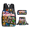 Pikkukuva 1 / 5: Roblox-koululaukku kolmiosainen setti Roblox-pelireppu