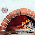 Pikkukuva 2 / 4: Lämpömittari Puu-uuni / Pizzauuni / Kiviuuni / 400 C / , .