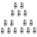 Miniatyrbillede 1 af 5: Pnp Fordamper Udskiftningsspole Vm6 0.15ohm Pnp Spole Til Drag X/drag Max /argus Pro /argus X /argus
