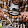 Miniatyrbilde 5 av 5: 6 stk. Gummi Pinsett for Håndverk Perlesmykker Stempler
