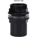 Miniatyrbilde 4 av 4: 5 stk/sett PVC Akvarium Vannrørforbindelse Rett Rør Tilbehør Kobling Fiskekummer (40mm)