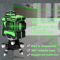 Miniatyrbild 3 av 3: 360° Rotationsbart Stativ i Aluminiumlegering med 1/4'' Interface, Finjustering, för Lasernivå