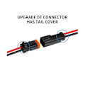 Miniatyrbillede 5 af 5: 6 Par Dt 2-Pins Pigtail Kit Han & Hun Connector Adapter Stikkontakt Ledningsnet Til Led Arbejdslys