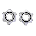 Miniatyrbilde 4 av 5: 2x 1 Standard Vektstang Spinlock Klips Skrueklemme Dumbbell Bar