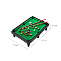 Miniatyrbillede 3 af 5: Mini Pool Bord Billard Spil Sæt Med 2 Køer & 11 Kugler Hjemmekontor Skrivebord Stressaflastende Spil Børns Gaver