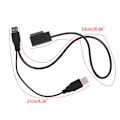 Pikkukuva 4 / 5: Usb Sata -sovitinkaapeli Sata 13p - Usb2.0 / tyyppi A -asemakäyttökaapeli