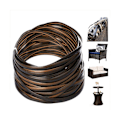 Miniatyrbild 5 av 5: Kaffegradient Platt Syntetisk Rattan Reparationsmaterial Rattanfläta Reparationskit för Stickning och Stol T
