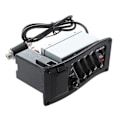 Miniatyrbild 5 av 5: Komplett Kit Eq Förförstärkare Plus Pickup För Akustisk Gitarr 7545r-4 Band Plus Volymkontroll, Levereras Med Ett Batterifack