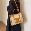 Miniatyrbilde 3 av 4: Allsidig Crossbody Veske Stor Kapasitet Canvas Håndveske Tote Bag