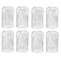 Miniatyrbillede 1 af 5: 8 stk. Tagrenderiste - Aluminium Tagrendenedløbsrist, Udvidbar Bladsifrist Tagrendebeskyttere Ned 10 X 17cm
