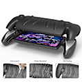 Miniatyrbild 2 av 5: Heltäckande skyddande fodral kompatibelt med Playstation Portal Remote Player, mjukt Tpu halkfritt fodral med stativ för Ps Portal