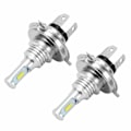 Pikkukuva 3 / 5: 2x H4 9003 Hb2 6000k Super White Csp Led-ajovalopaketti Korkea ja Matala Säde Canbus