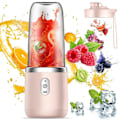 Miniatyrbillede 1 af 5: Mini Juicer USB Bærbar Blender Lille Elektrisk Juicer Pink Kompakt Rejsedesign
