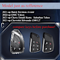 Miniatyrbilde 3 av 5: For 2021-2023 Buick GMC Chevrolet Tilbehør 3 6 Nøkkelring Deksel Konvertering Etui js