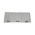 Miniatyrbillede 5 af 5: 3 stk. Universal Kogepladeemhætte Fedtfilter A 320 x 260 mm Metal