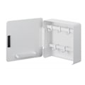 Miniatyrbillede 1 af 5: Vægmonteret Nøgleholder til Entré Magnetisk Nøglestativ Nøgleskab Nøgleringsholder Organizer Hvid