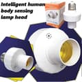 E27 Glödlampssockeladapter Radarrörelsesensor Lamphållare Strömbrytare