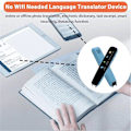 Miniatyrbillede 2 af 5: Instant Voice Translator, Sprog Oversætter Enhed Ingen WiFi Nødvendig, 112 Sprog Oversættelsespen Traductor A