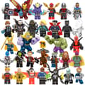 32-dels set med seriefigur-minifigurer, leksaker för barn