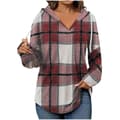Miniatyrbillede 1 af 5: WIHOLL Dame Mode Toppe Hættetrøjer til Kvinder Pullover Oversized Sweatshirts Langærmede Skjorter Løs Pasform * (Størrelse OP 1-2 for Ægte Oversized Look!) L