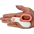 Miniatyrbilde 2 av 5: Negleklipper for små dyr med LED-lys for å unngå overdreven klipping og knivskarpe kniver - Profesjonell klo-trimmer for små hunder, katter, kattunger, kaniner