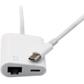 Pikkukuva 1 / 5: Usb C - Ethernet-sovitin, usb-tyyppi C - gigabitin latausportin kanssa, thunderbolt 3 - Rj45 Lan -sovitin, uusi
