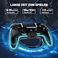 Miniatyrbillede 4 af 5: Trådløs controller til PS4 med 2 programmerbare knapper og forbedret spiloplevelse